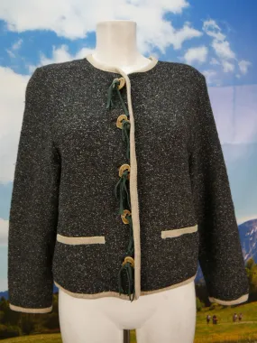 Berwin & Wolff leichte Sommer Strickjacke mit Herzle Knöpfen Jacke Gr.38
