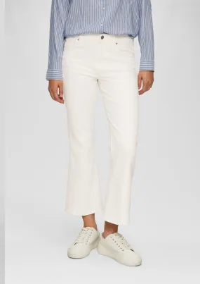 Cropped Jeans / Regular Fit / Mid Rise / Flared Leg