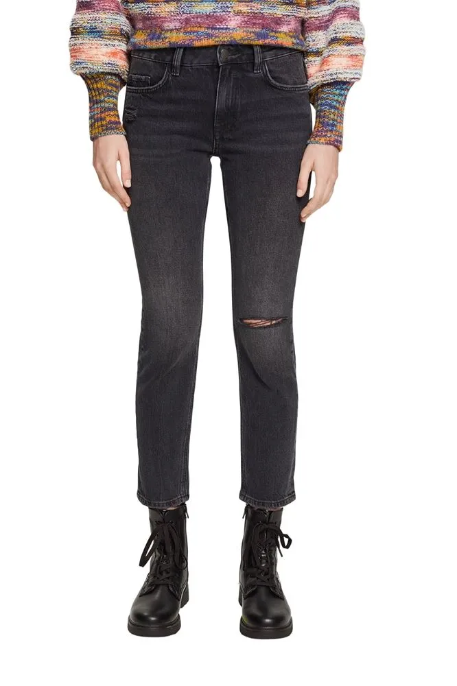 EDC Stretch Jeans im Destroyed-Look schwarz S23 092CC1B317