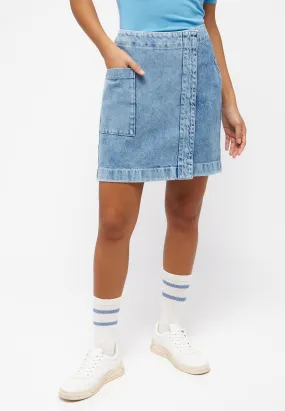 figurbetonter kurzer Jeansrock