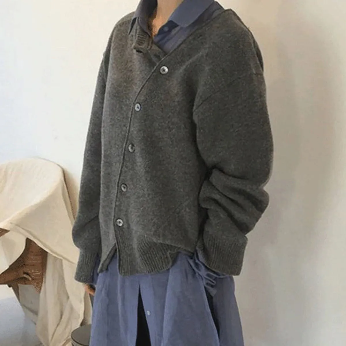 Heidi-Mode | Kaschmir Weste Luxe Weiche Strickjacke
