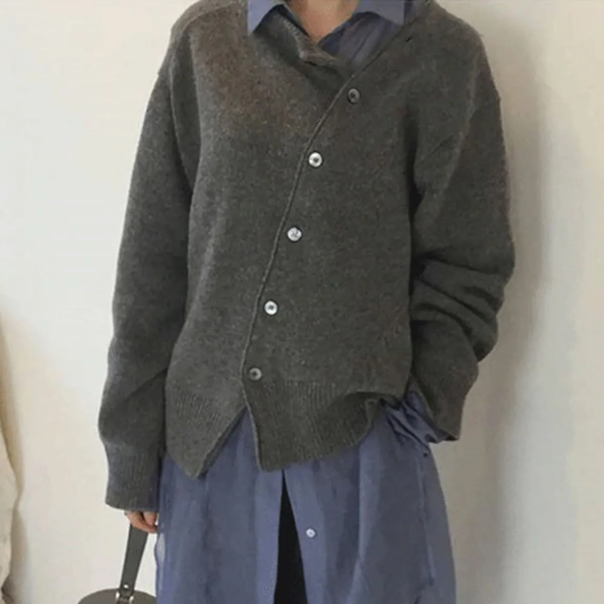 Heidi-Mode | Kaschmir Weste Luxe Weiche Strickjacke