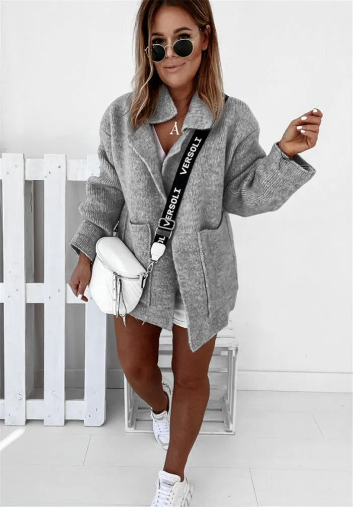 Heidi-Mode | Strickjacke mit Gemütlichem Kragen für Aktive Mädchen