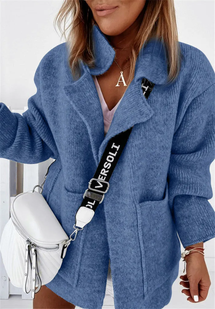 Heidi-Mode | Strickjacke mit Gemütlichem Kragen für Aktive Mädchen