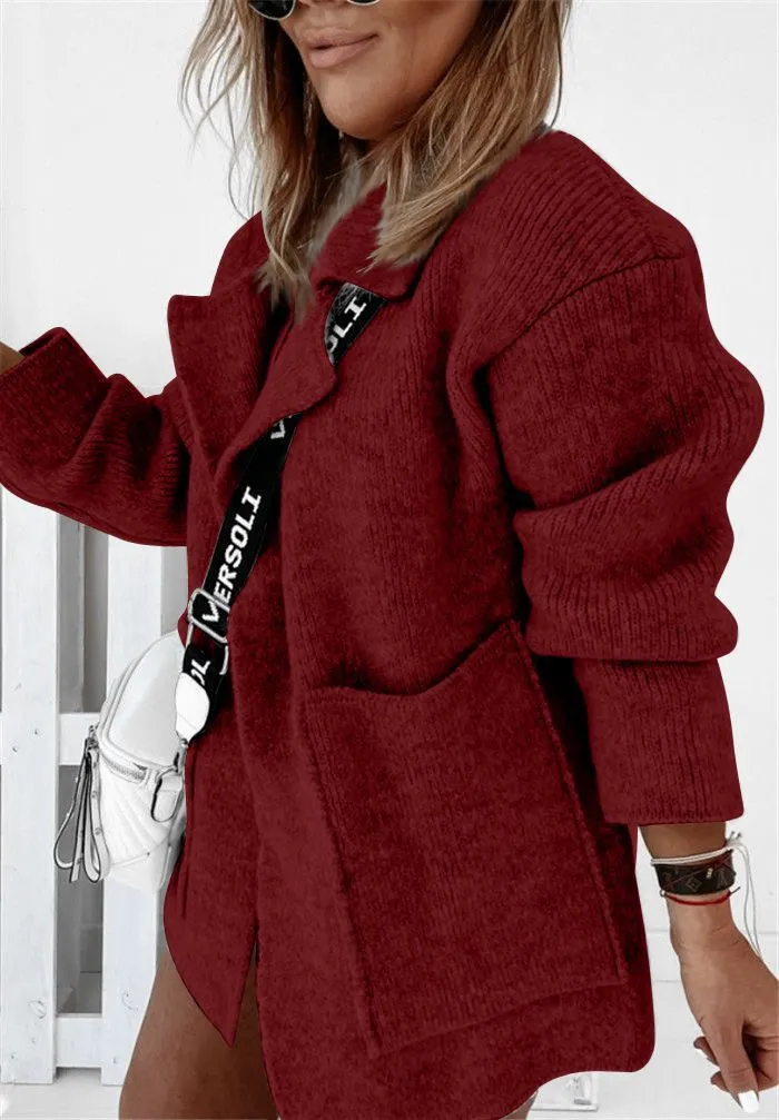 Heidi-Mode | Strickjacke mit Gemütlichem Kragen für Aktive Mädchen