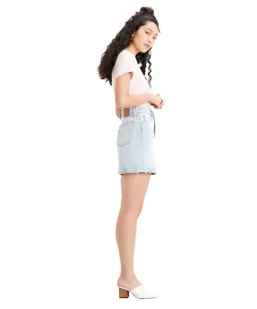 Levis Damen Jeansrock Deconstructed Skirt mit hoher Taille