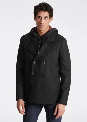 PAUL SMITH Wool-Cashmere Blend Pea Coat  
