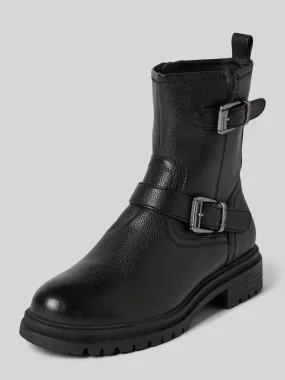 Tamaris Lederboots mit Dornschließe (black) online kaufen