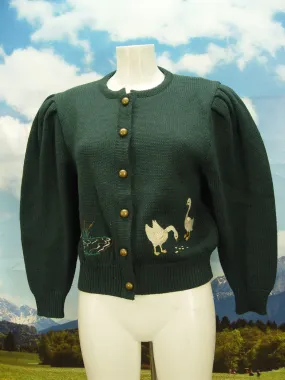 Vintage Dirndljacke BERNAUER seltenst getragen Strickjacke Trachtenjacke Gr.42