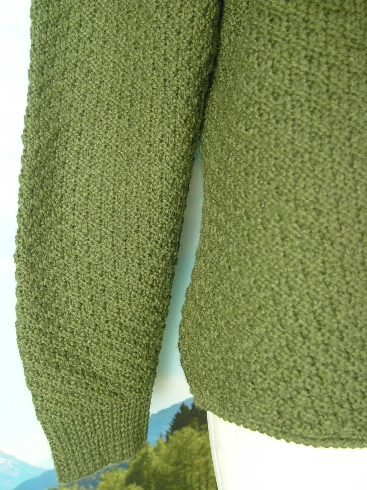 zuckersüß gemustert Dirndljacke Strickjacke Jacke -SJ104- Trachtenjacke Gr.42