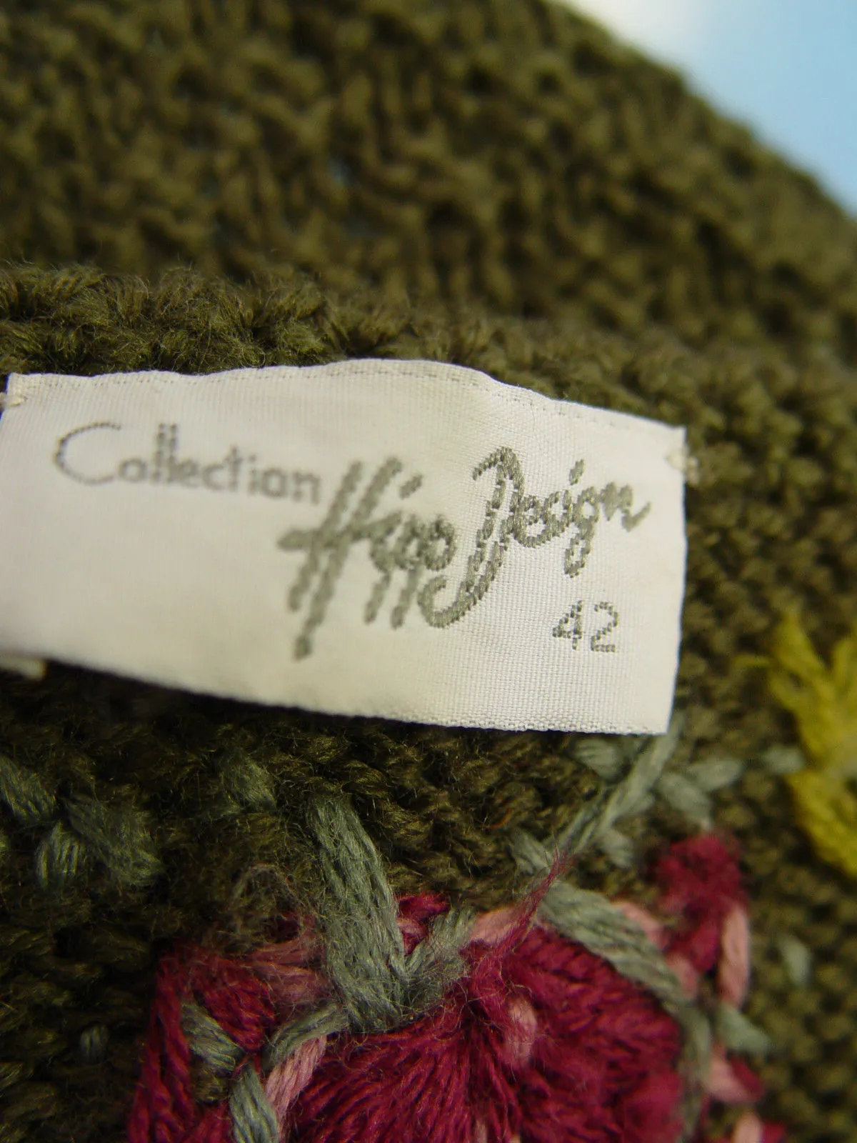 zuckersüß gemustert Dirndljacke Strickjacke Jacke -SJ104- Trachtenjacke Gr.42